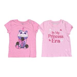 Children’s Place Pink Graphic T-Shirts Set